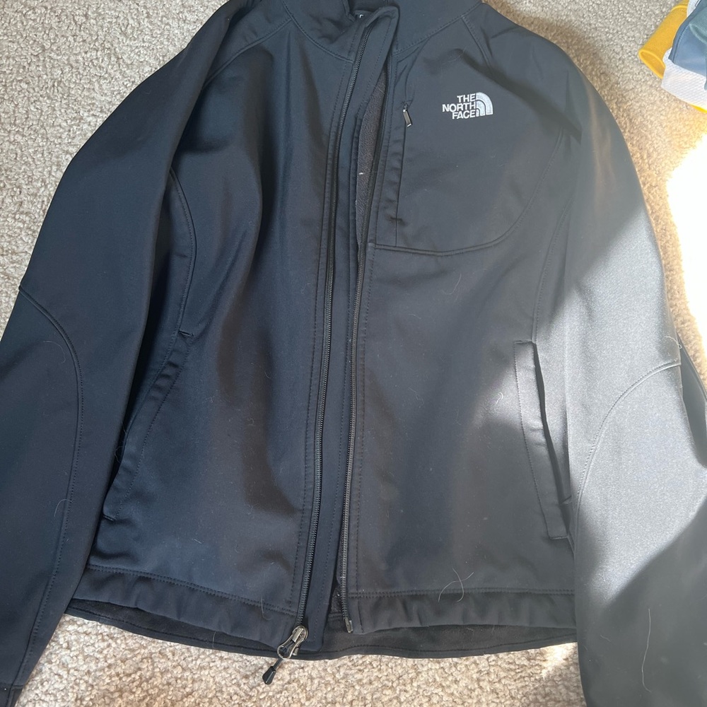 black north face heavy jacket
